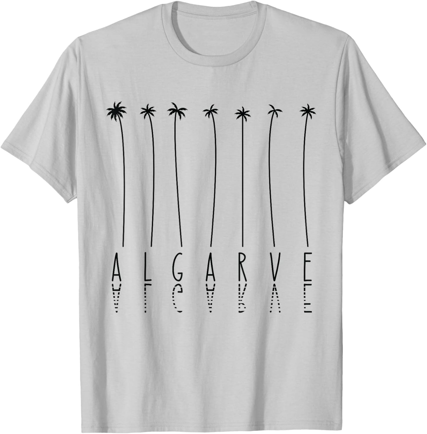 Palm Tree Vacation - Island Portugal Algarve T-Shirt - T-Shirt | Ash
