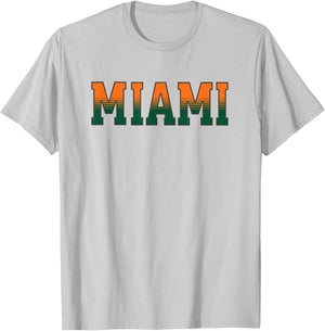 Retro Miami Vintage Design Classic Miami T-Shirt - T-Shirt | Ash