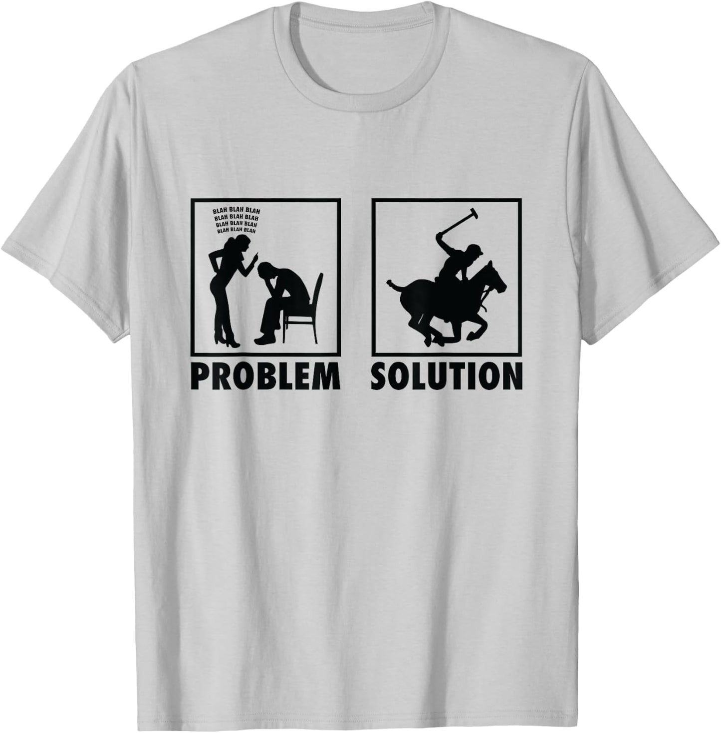 Polo Horseback Ball Game Polo Player T-Shirt - T-Shirt | Ash