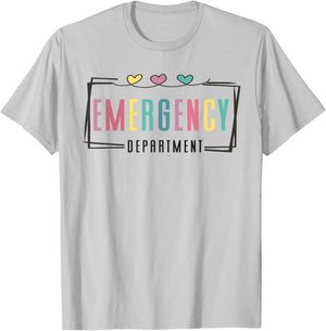 Emergency Department Emergency Room Healthcare T-Shirt - T-Shirt | Ash
