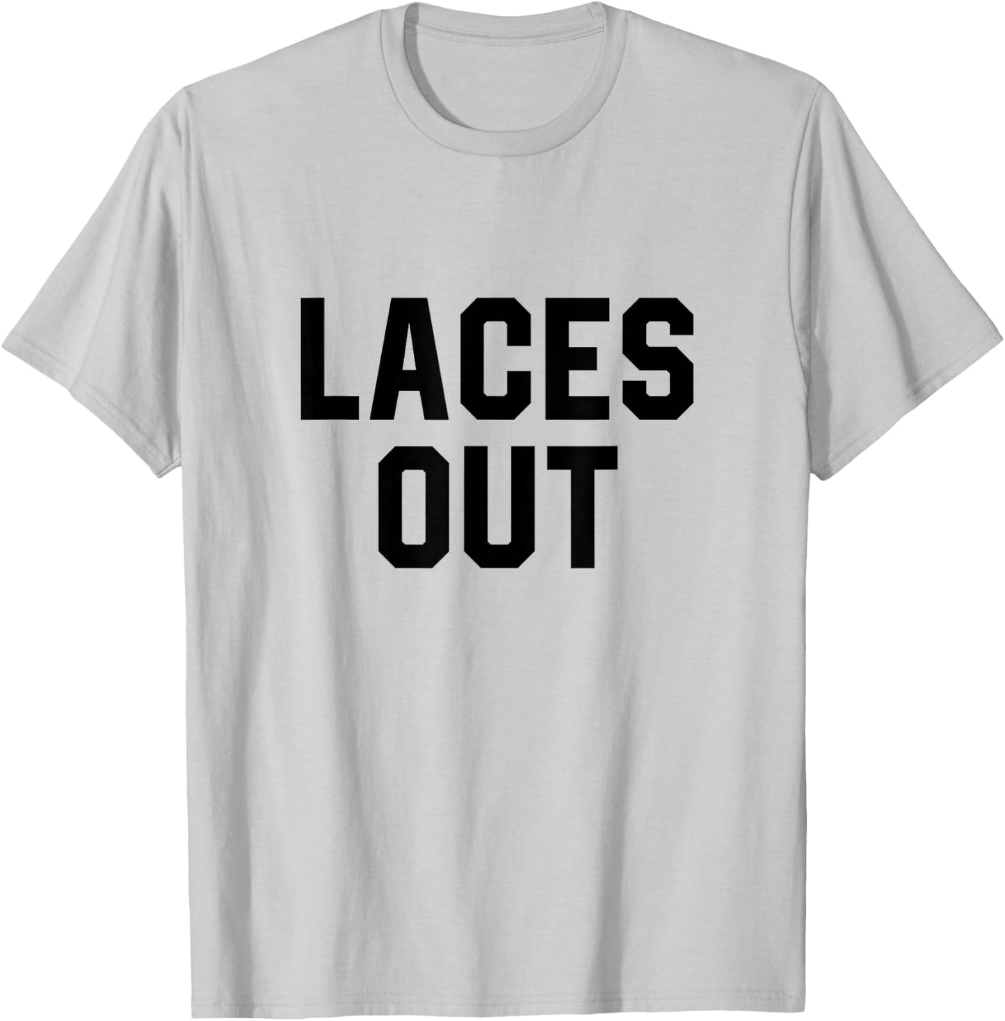 Laces Out Funny Football Camp Laces Out T-Shirt - T-Shirt | Ash
