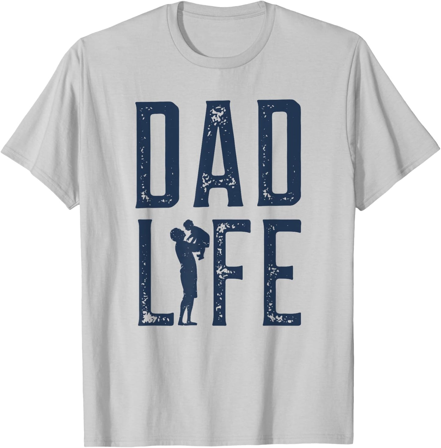 Dad Life Boy Dad T-Shirt - T-Shirt | Ash