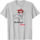 Cute Red Bandana Glasses Mom Lover Dachshund Mama T-Shirt - T-Shirt | Ash