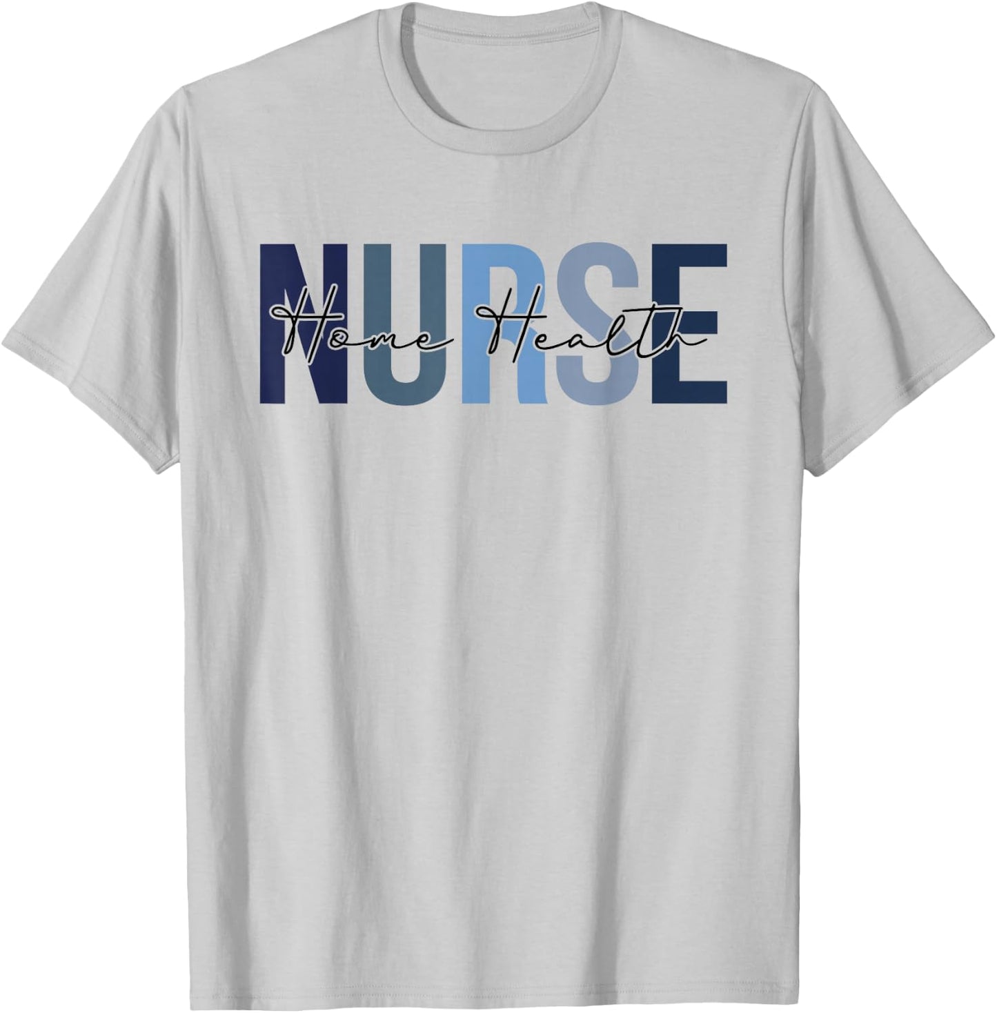 Retro Home Health Nurse Gifts Nursing Apparel T-Shirt - T-Shirt | Ash
