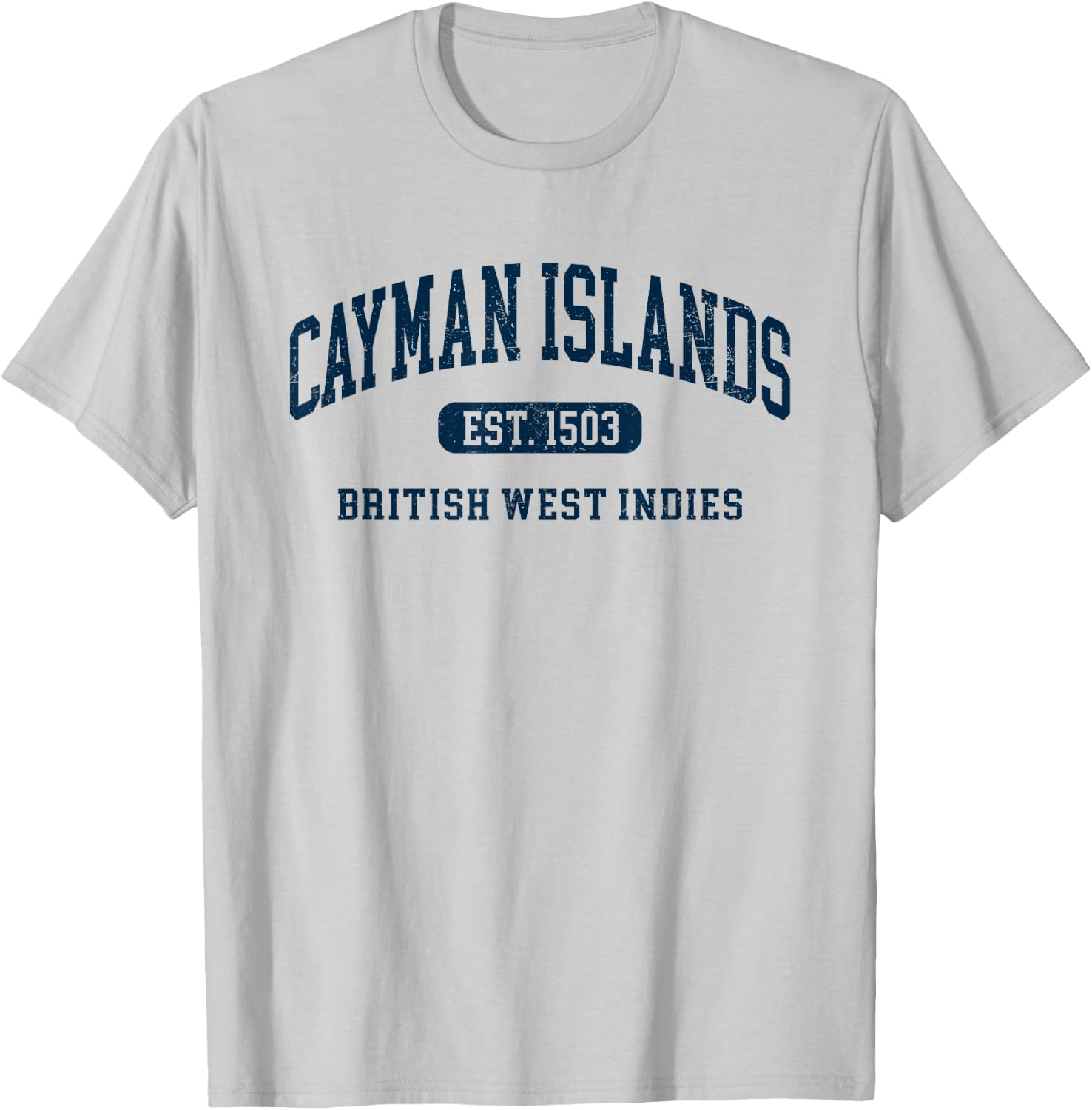 Retro Grand Cayman Islands 1503 Vintage Vacation Souvenir T-Shirt - T-Shirt | Ash