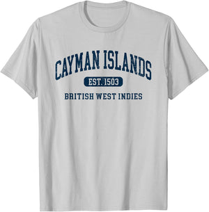Retro Grand Cayman Islands 1503 Vintage Vacation Souvenir T-Shirt - T-Shirt | Ash
