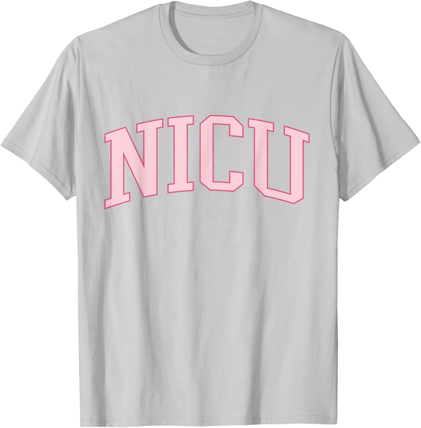 NICU Nurse Trendy Preppy Pink T-Shirt - T-Shirt | Ash