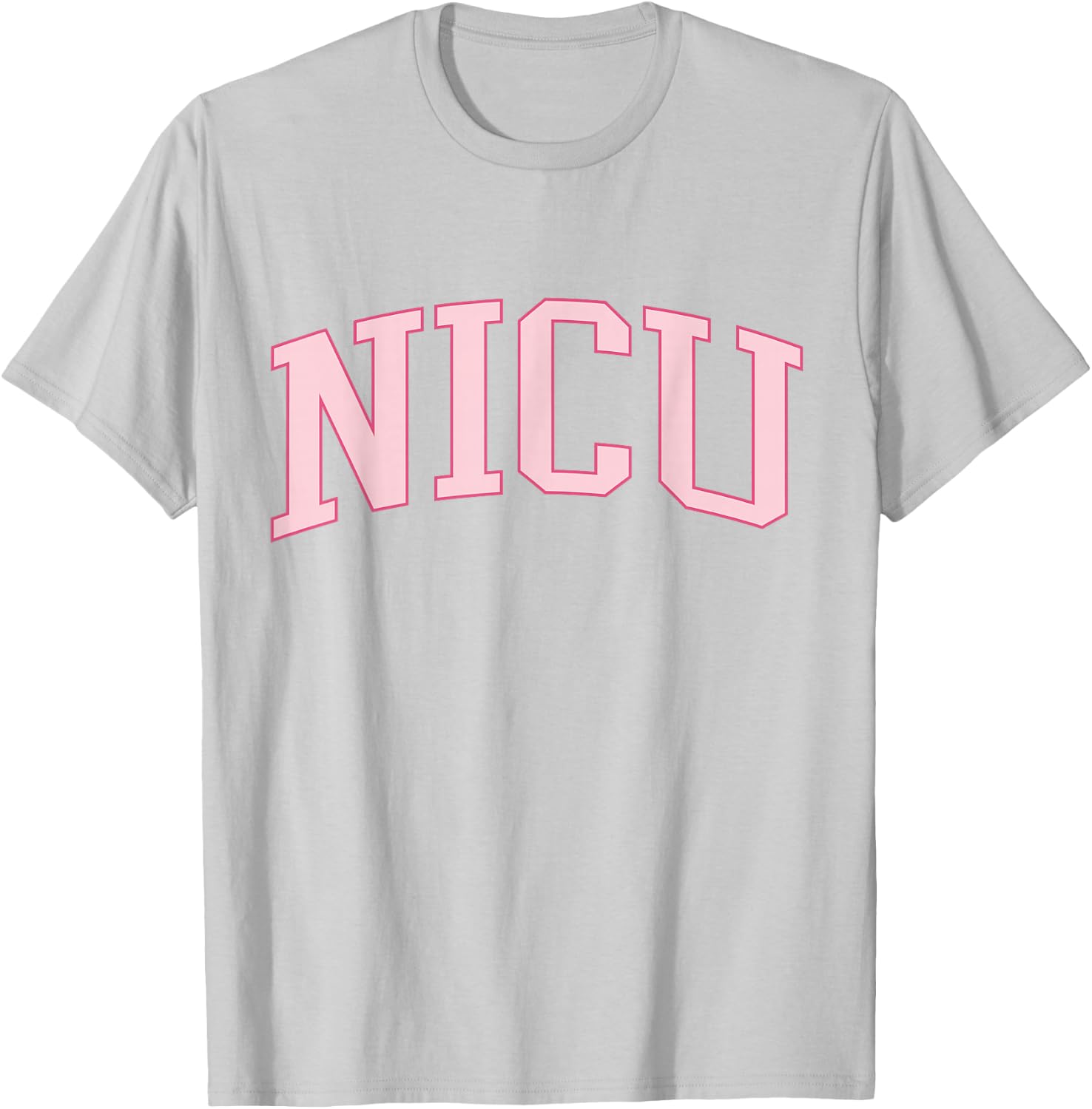 NICU Nurse Trendy Preppy Pink T-Shirt - T-Shirt | Ash