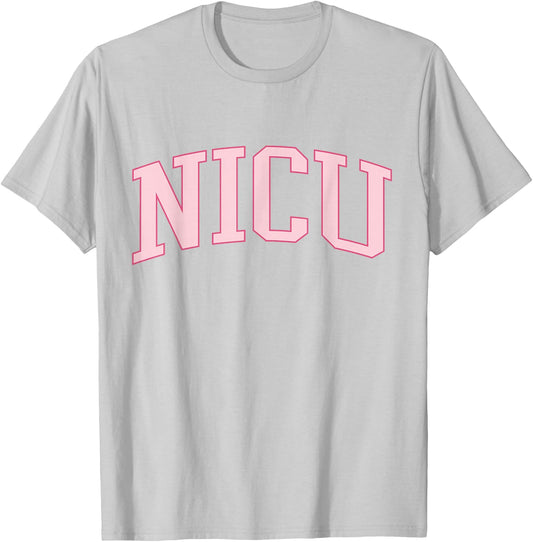 NICU Nurse Trendy Preppy Pink T-Shirt - T-Shirt | Ash