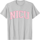 NICU Nurse Trendy Preppy Pink T-Shirt - T-Shirt | Ash