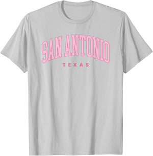 Vintage San Antonio Texas Retro Preppy Throwback Girls Women T-Shirt - T-Shirt | Ash