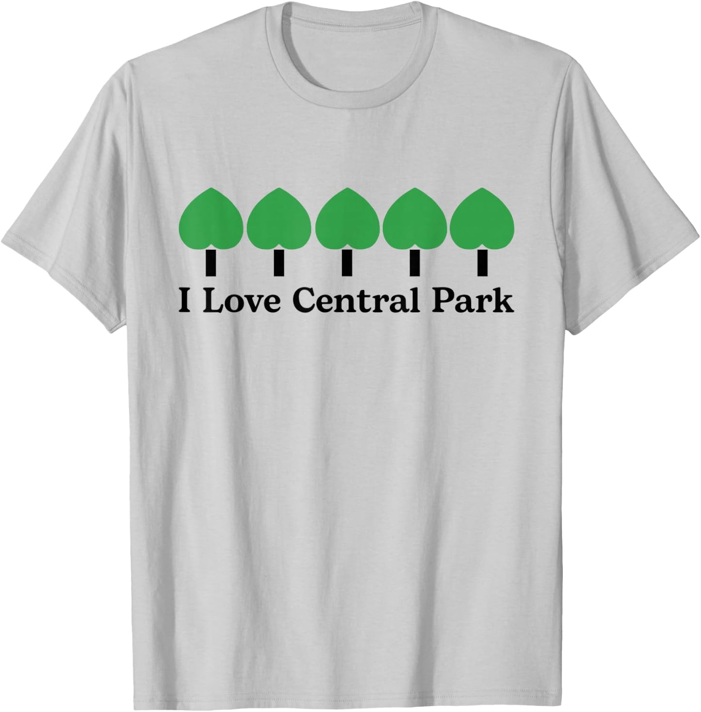I Love Central Park T-Shirt - T-Shirt | Ash