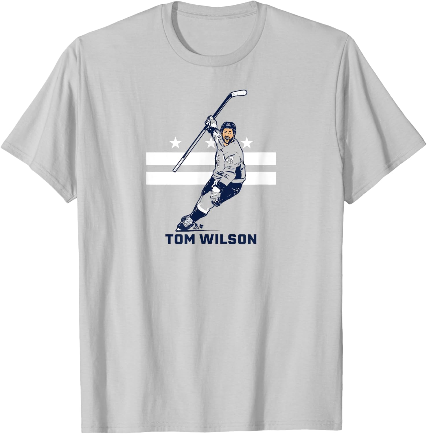 Tom Wilson: City Star - Washington D.C. Hockey T-Shirt - T-Shirt | Ash