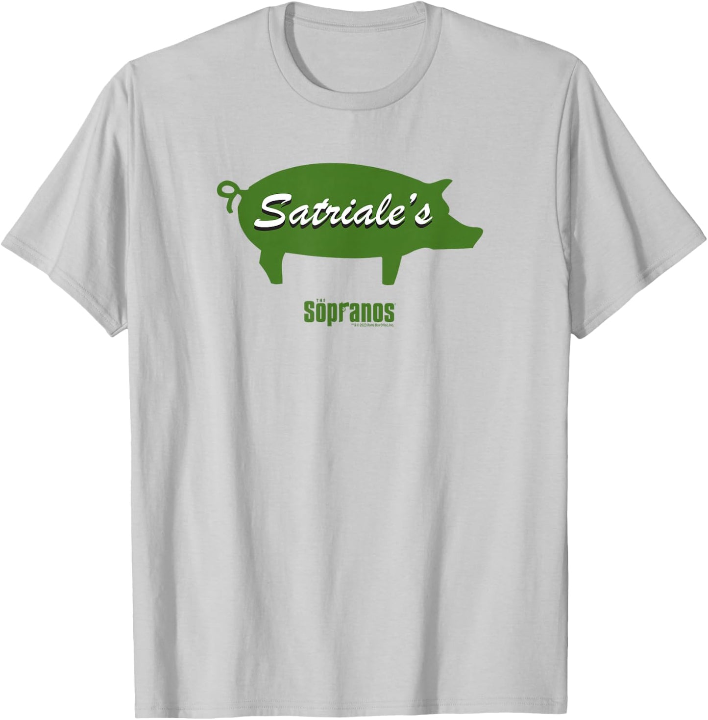 The Sopranos Satriale’s Adult T-Shirt - T-Shirt | Ash