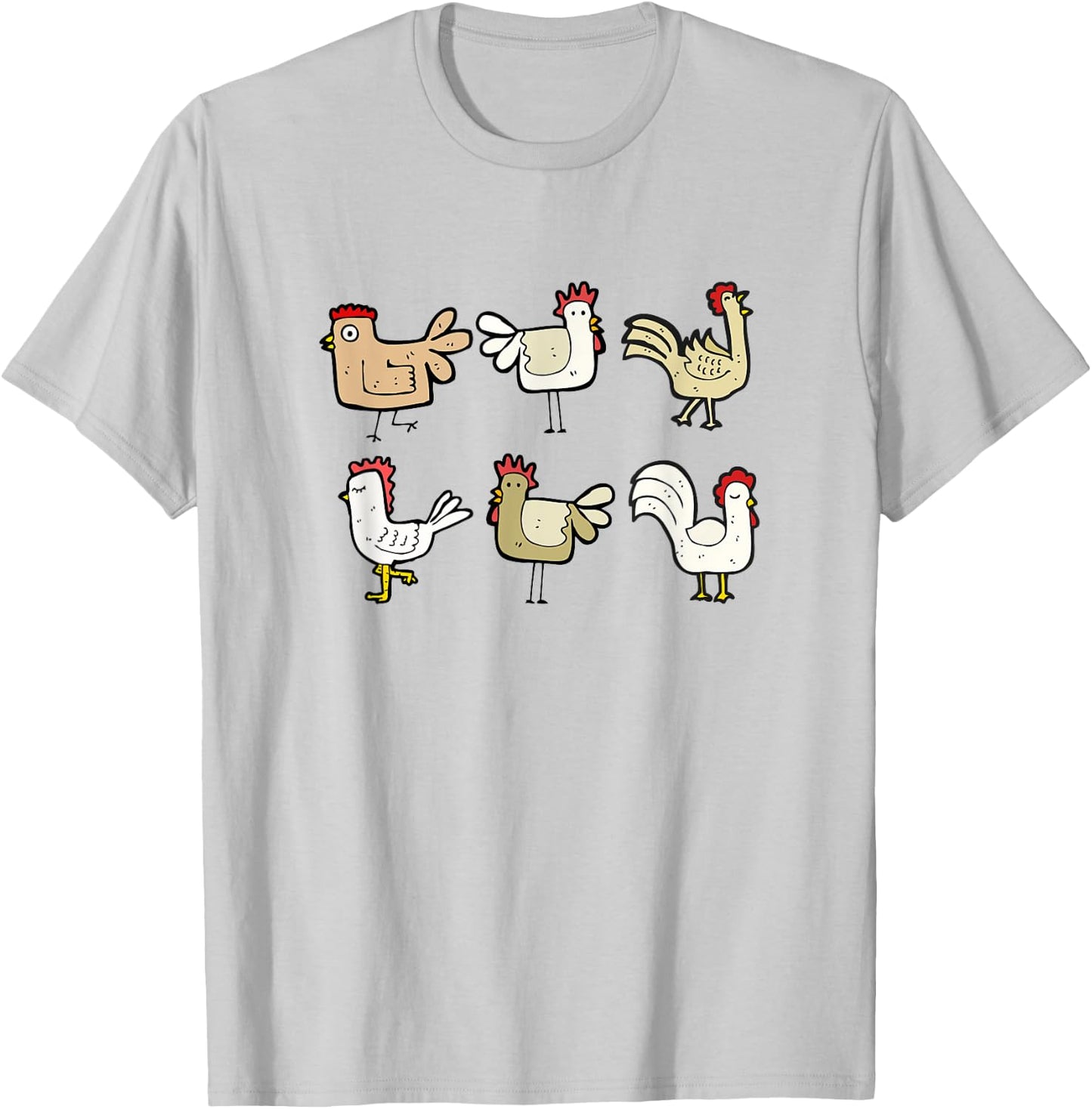 Chicken Shirt T-Shirt - T-Shirt | Ash