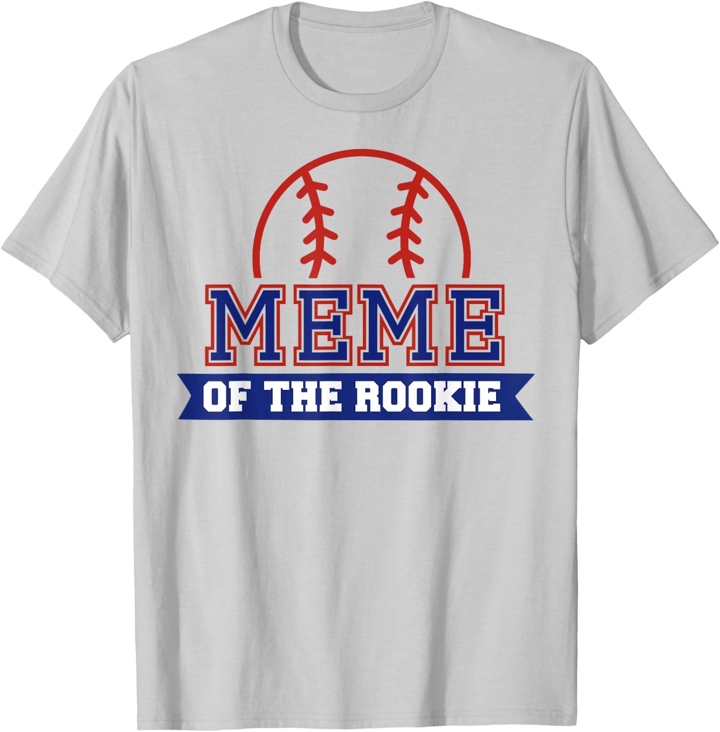 Meme of Rookie 1st Birthday Baseball Theme Matching Party T-Shirt - T-Shirt | Ash