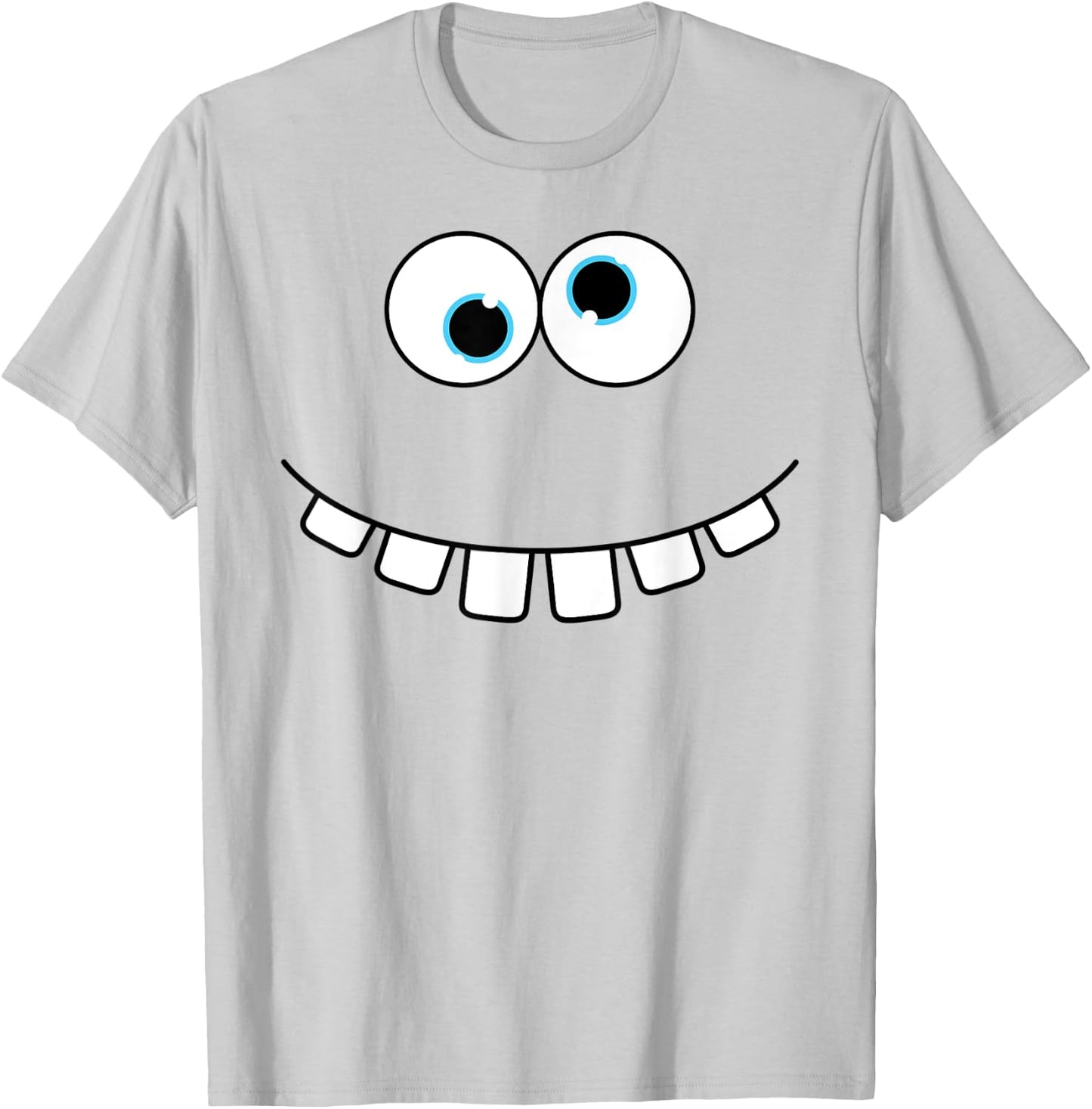 Silly Monster Face Group Costume Birthday Party Halloween T-Shirt - T-Shirt | Ash