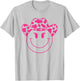 70s Cowgirl Pink Smile Face Cute Happy Face Cowgirl Women T-Shirt - T-Shirt | Ash