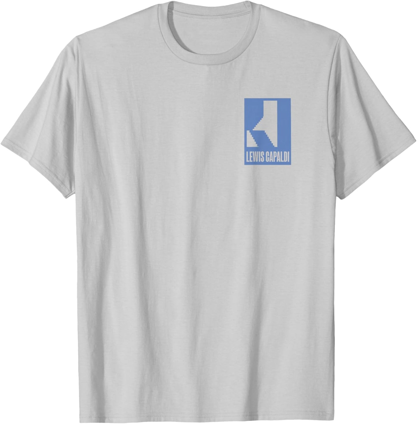 Lewis Capaldi – Stairs Pocket Hit On Pink T-Shirt - T-Shirt | Ash