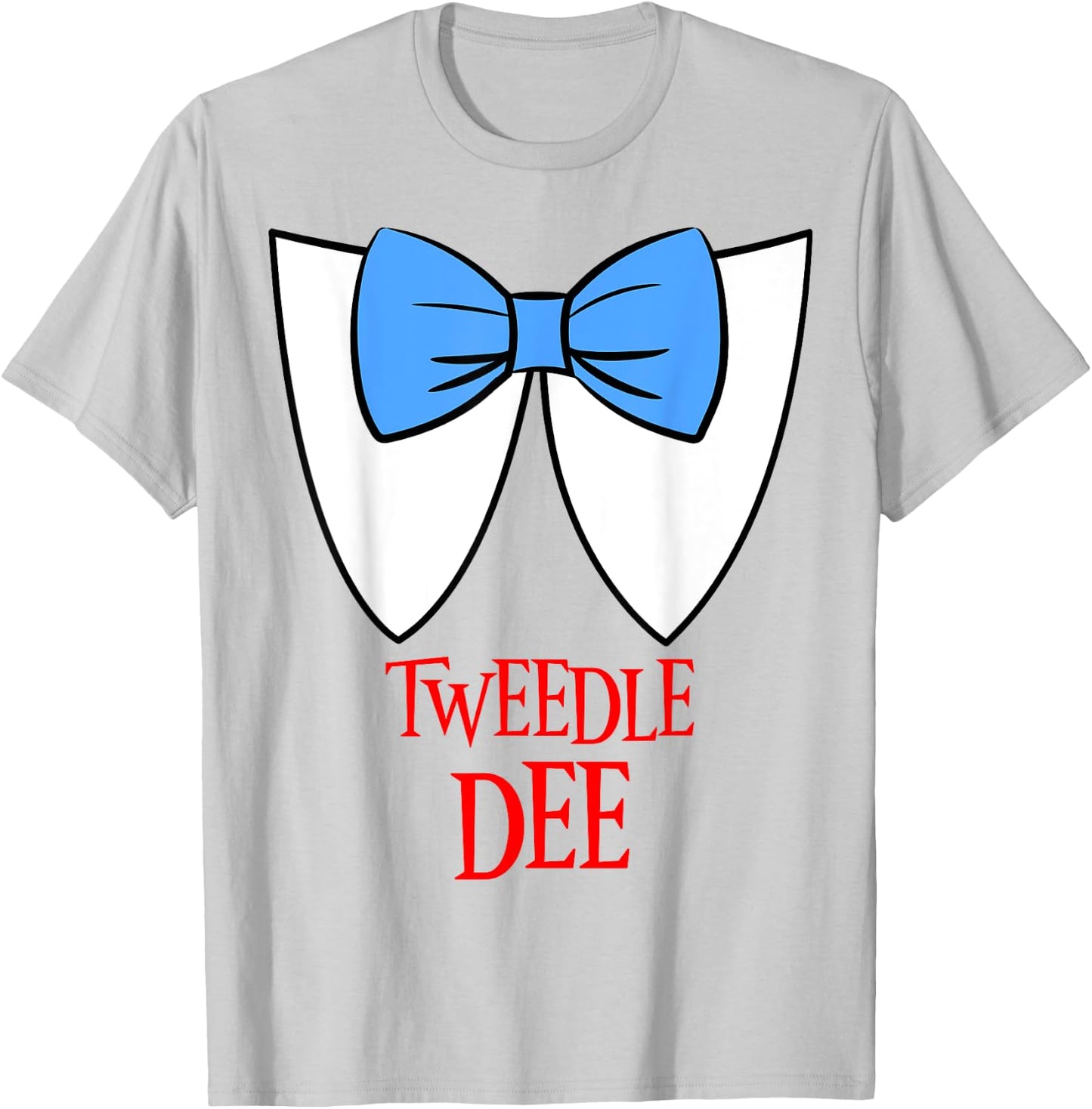 Tweedle Dee Costume Halloween Fairytale Character T-Shirt - T-Shirt | Ash
