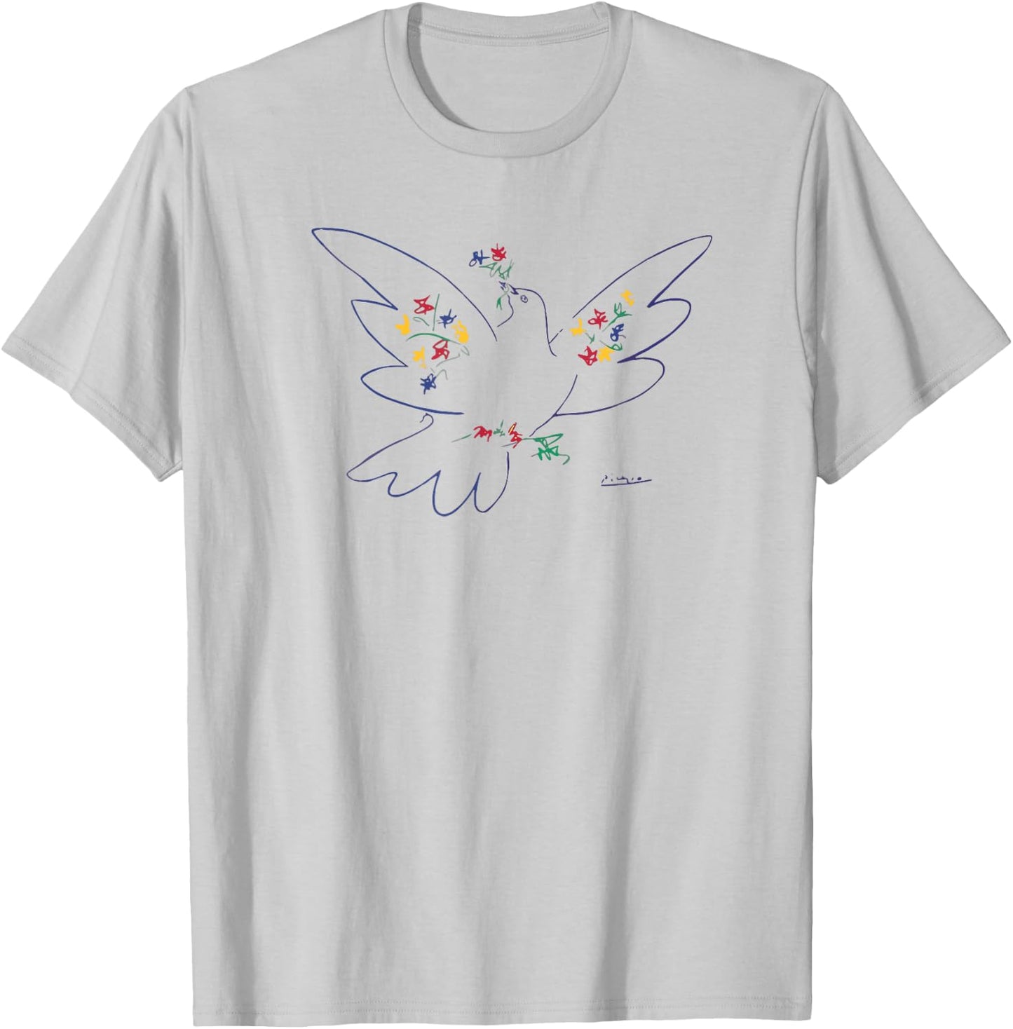 Dove of Peace T-Shirt - T-Shirt | Ash