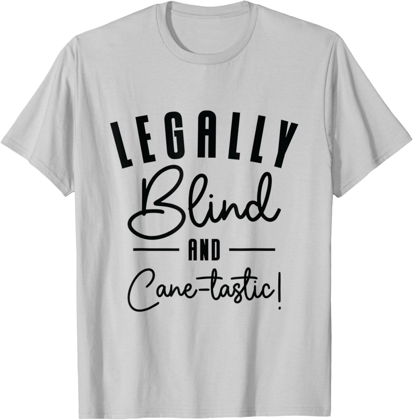 Braille Blind Blindness Awareness Visually Impaired T-Shirt - T-Shirt | Ash