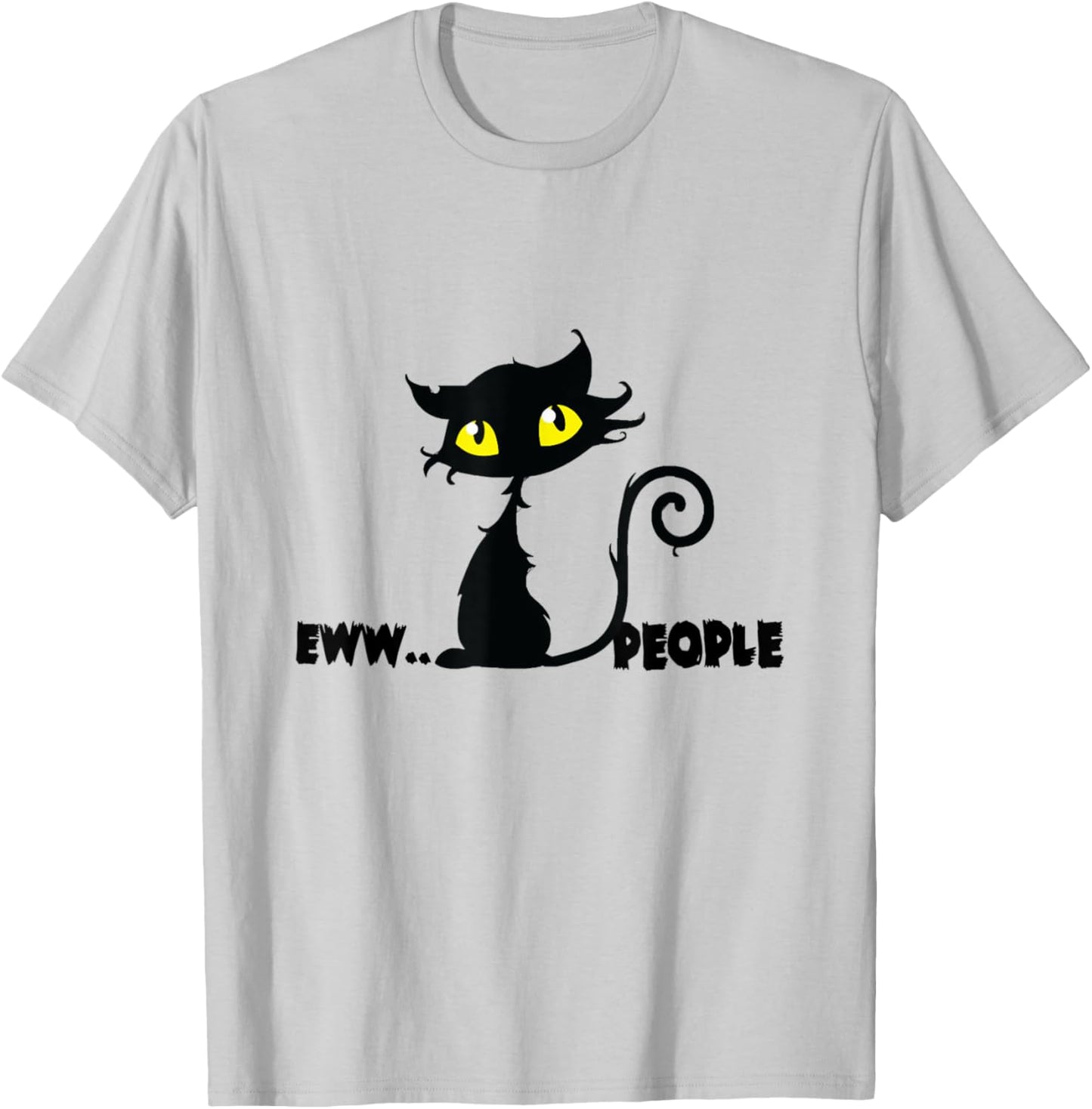 Eww, People Meow Cat Shirts T-Shirt - T-Shirt | Ash
