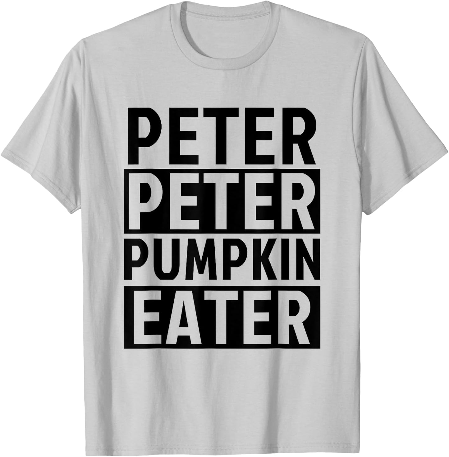 Halloween Couples Costumes for Adults Peter Pumpkin Eater T-Shirt - T-Shirt | Ash