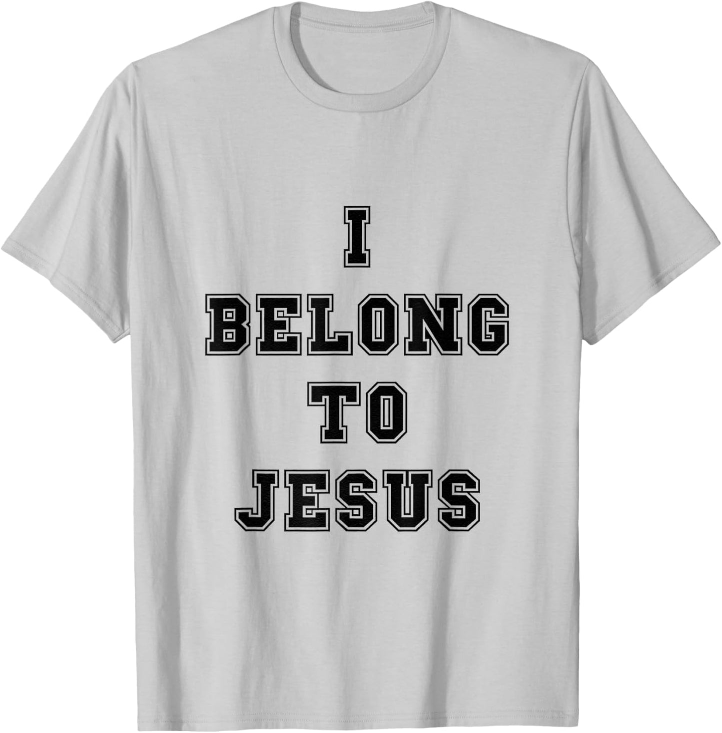 I Belong To Jesus Soccer Kaka Name Football Team T-Shirt - T-Shirt | Ash