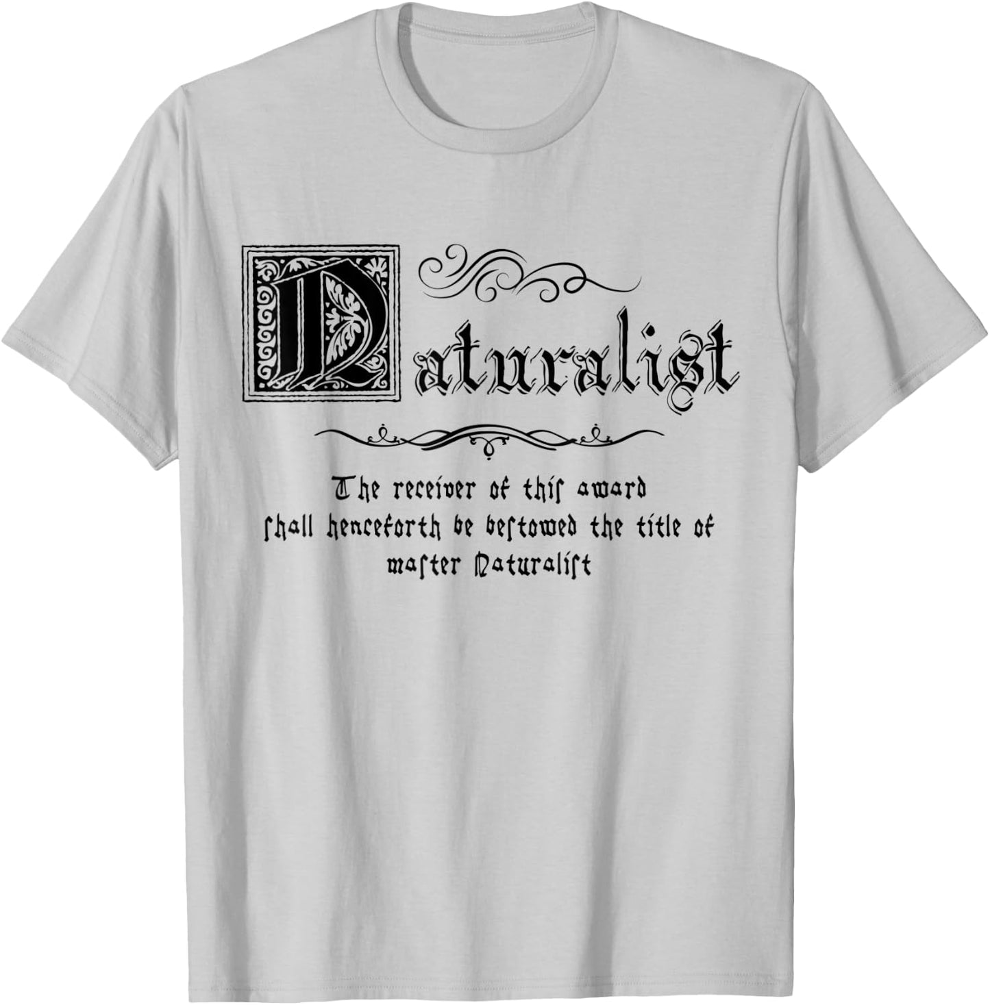 Medieval Master Naturalist T-Shirt - T-Shirt | Ash