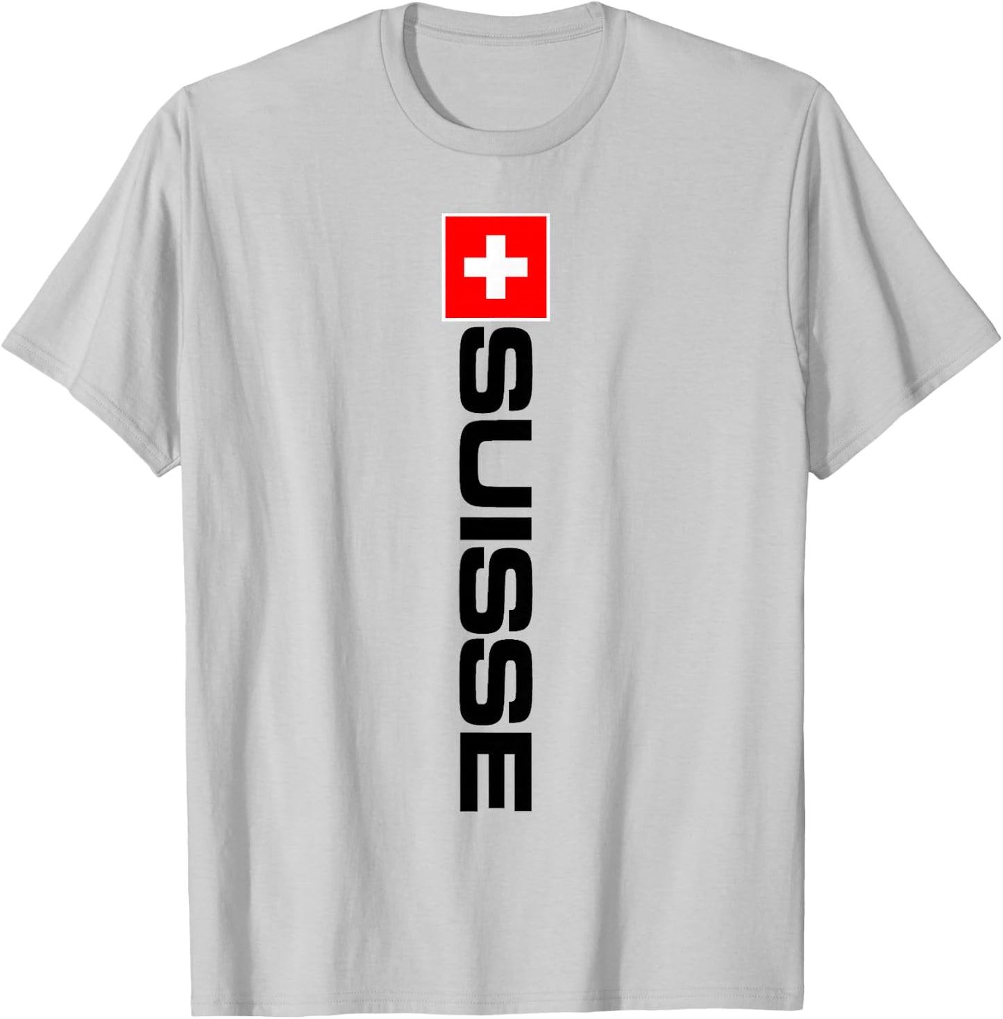 Switzerland Flag Suisse Athletic Games Sports Jersey Style. T-Shirt - T-Shirt | Ash