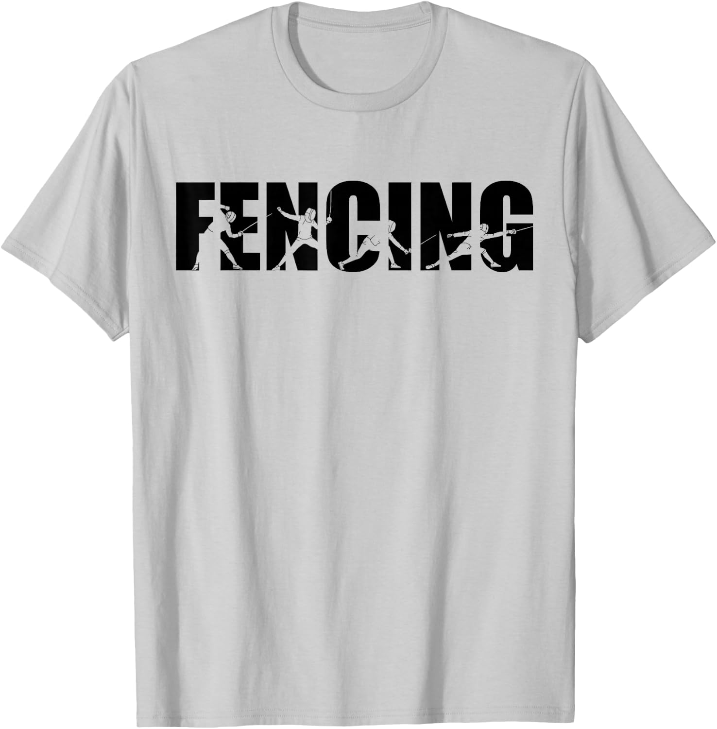 Fencing Gear T-Shirt - T-Shirt | Ash
