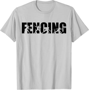 Fencing Gear T-Shirt - T-Shirt | Ash