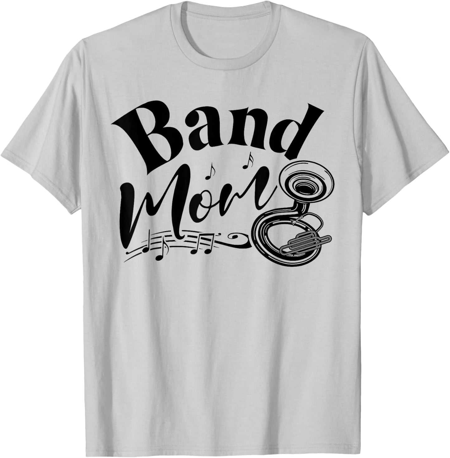 Sousaphone Band Mom Mother Mama Funny T-Shirt - T-Shirt | Ash