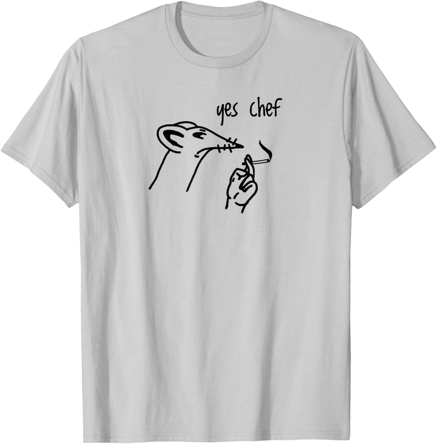 Yes Chef Kitchen Staff T-Shirt - T-Shirt | Ash