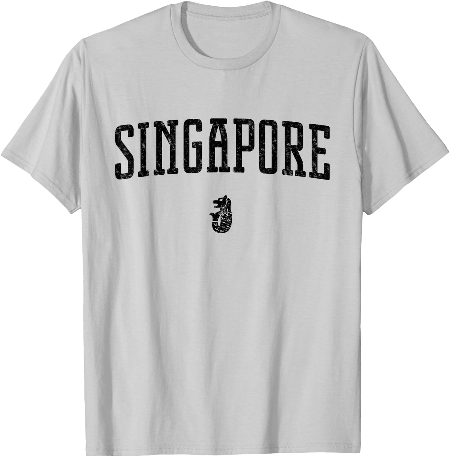 Singapore Vintage T-Shirt - T-Shirt | Ash
