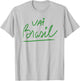 Camisa Brasil Brazil Soccer Jersey Football Brazilian Flag T-Shirt - T-Shirt | Ash