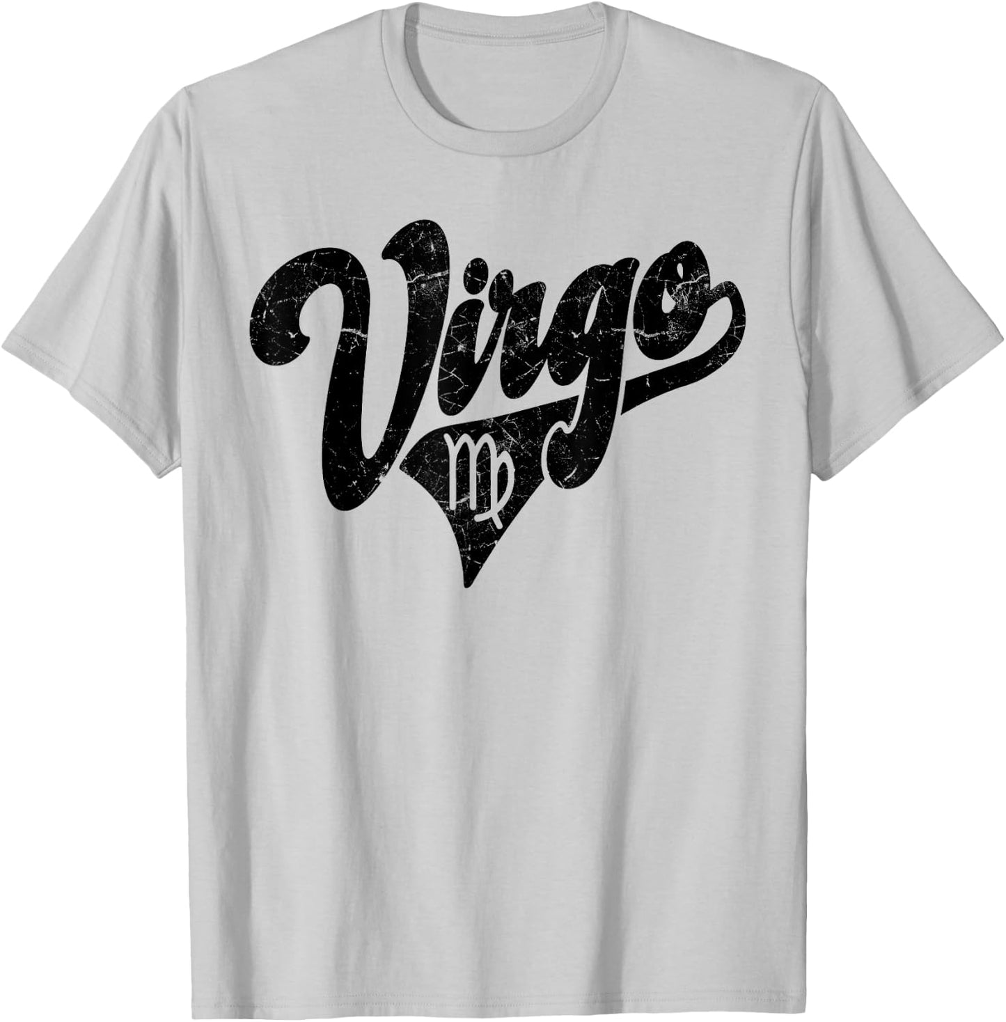 Virgo Retro Zodiac - Astrology - Horoscope, Virgo T-Shirt - T-Shirt | Ash