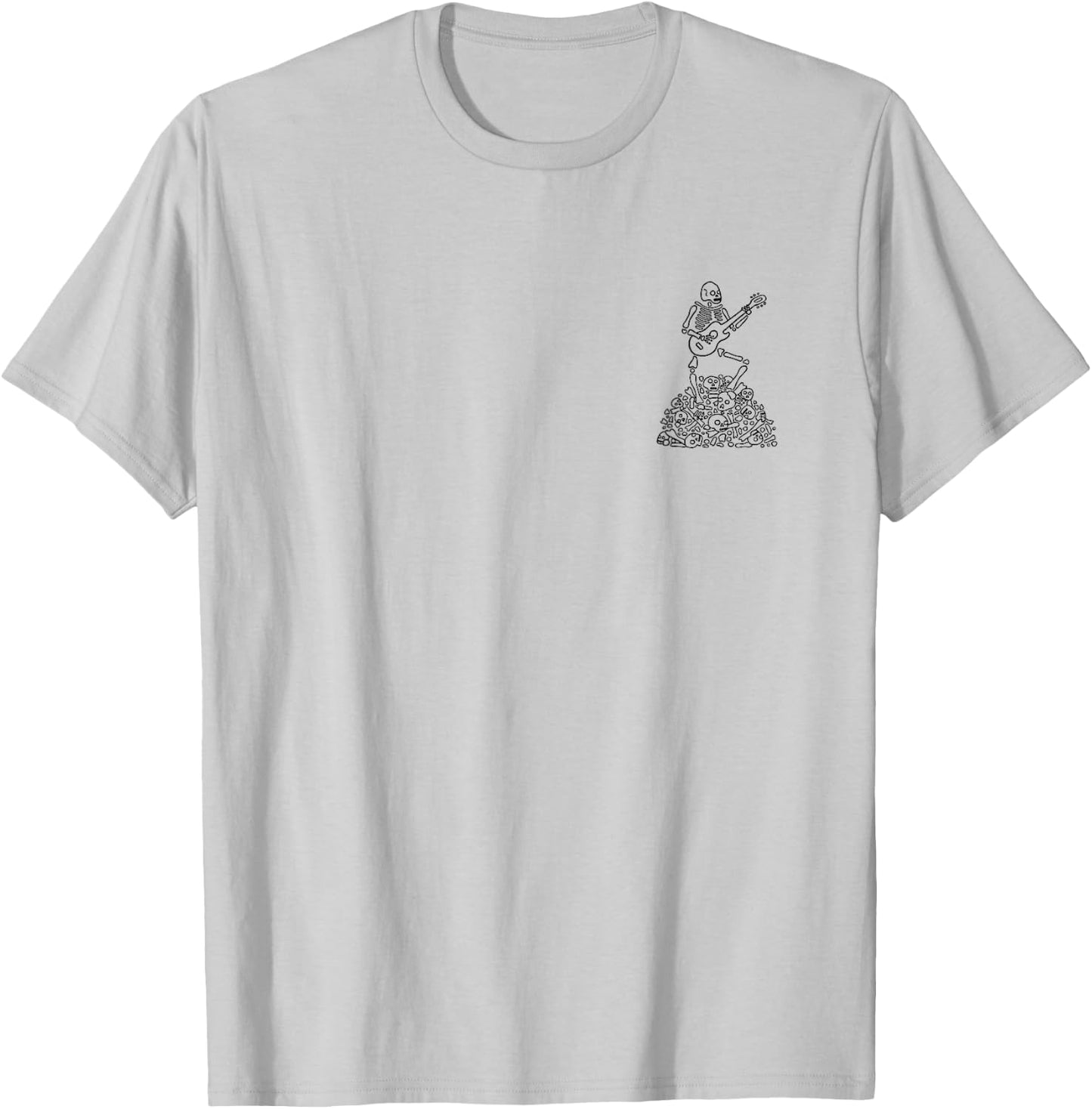 The Night That The Skeletons Came To Life - Front and Back T-Shirt - T-Shirt | Ash