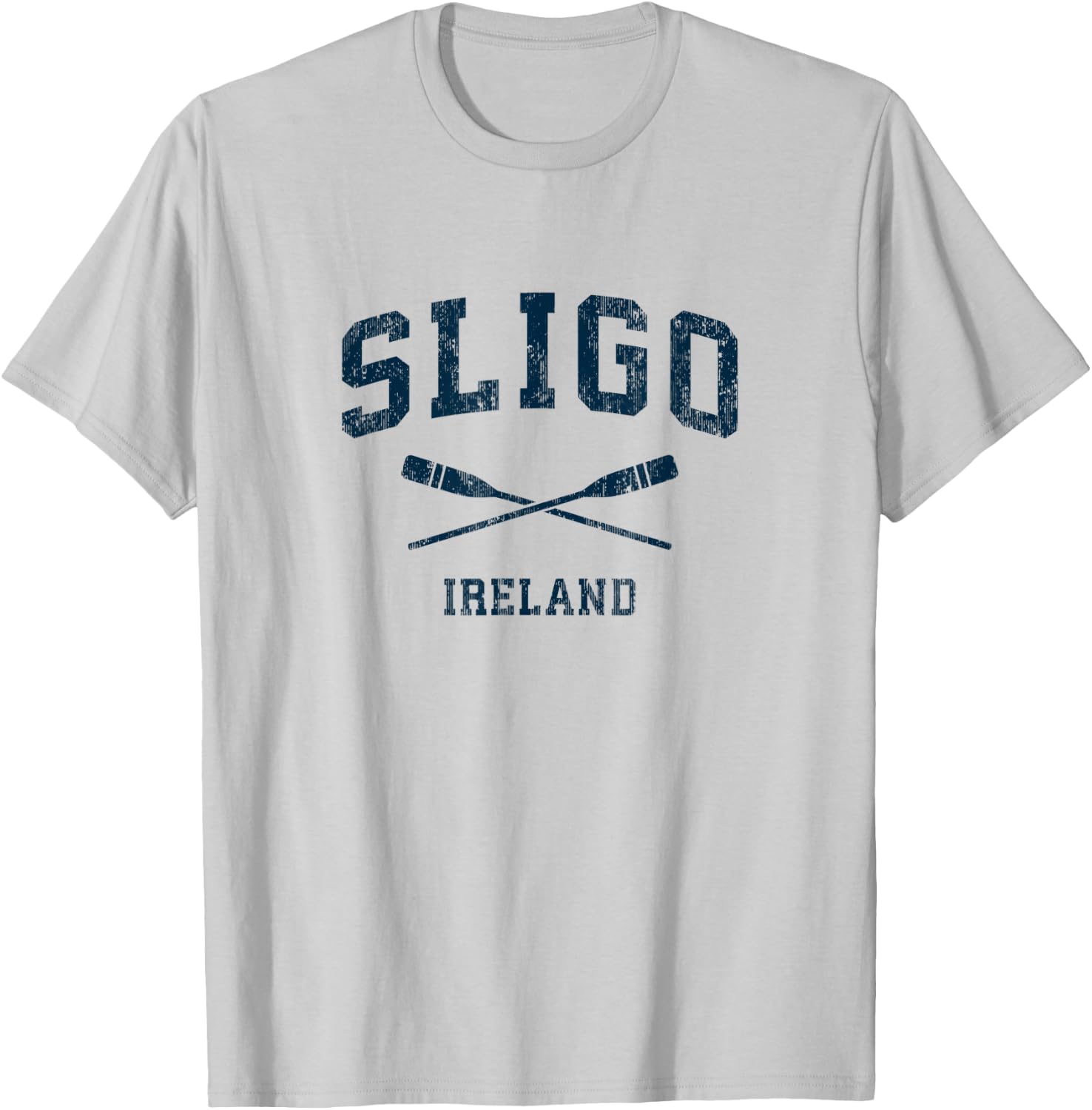 Sligo Ireland Vintage Nautical Paddles Sports Oars T-Shirt - T-Shirt | Ash