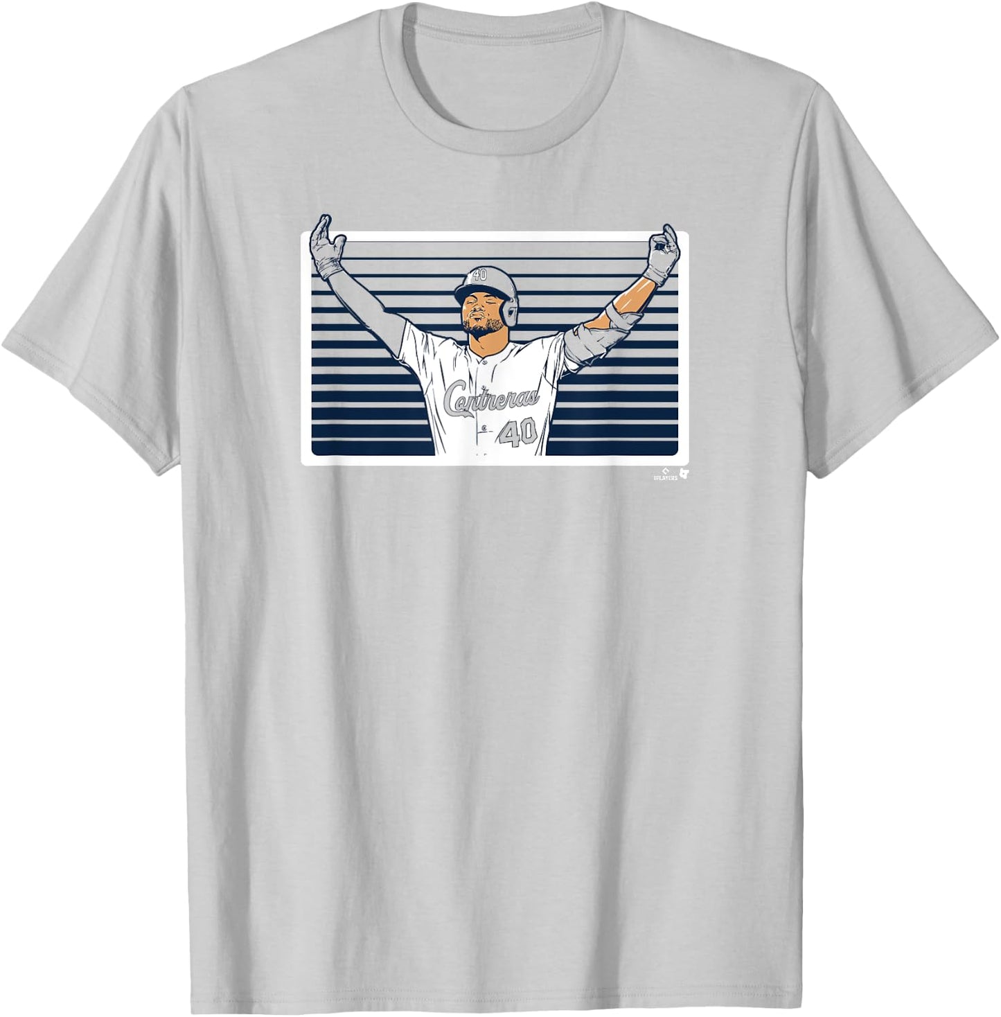 Willson Contreras - Boo Bird - St. Louis Baseball T-Shirt - T-Shirt | Ash