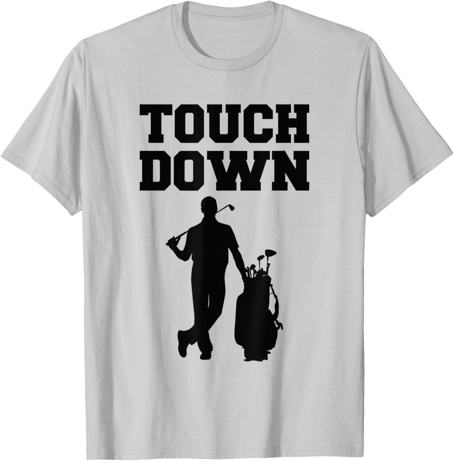 Touchdown Golf Football Funny Mix Up Sports Golf Player Men T-Shirt - T-Shirt | Ash