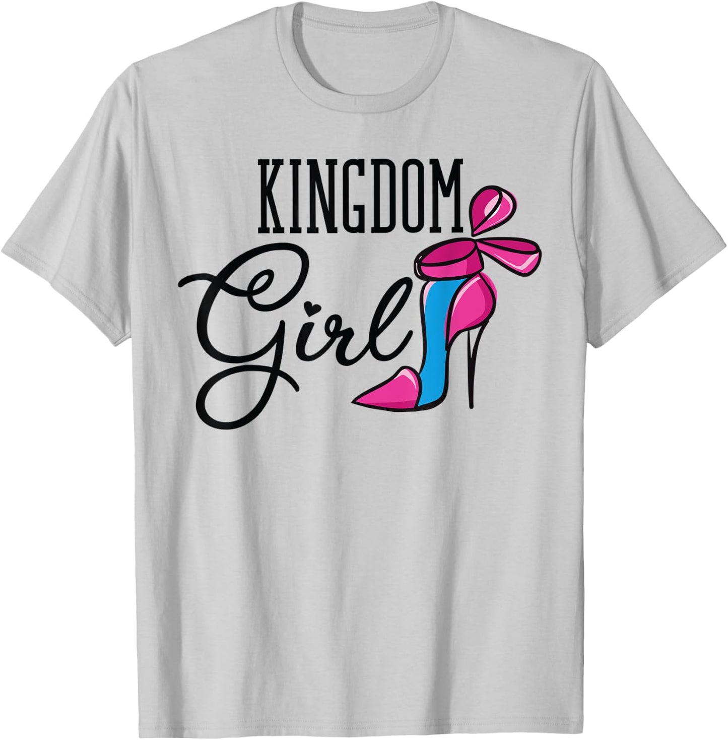 Kingdom Girl with High Heels T-Shirt - T-Shirt | Ash