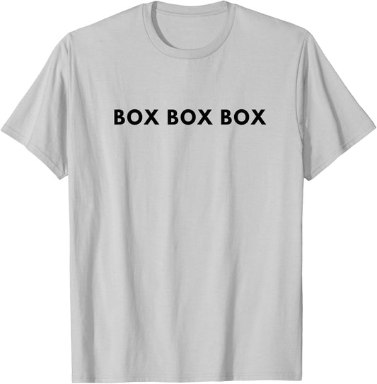 Box Box Box F1 T-Shirt - T-Shirt | Ash
