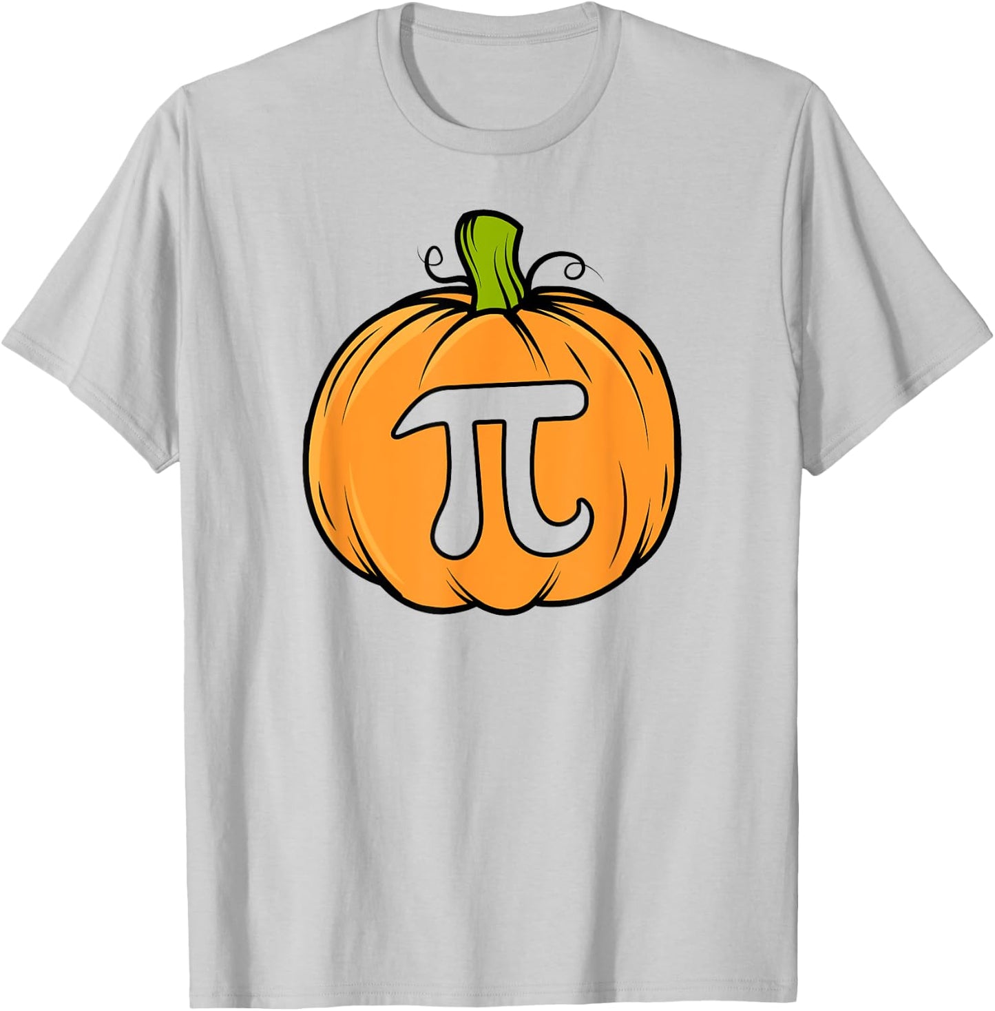 Thanksgiving Pumpkin Pie Funny Math Christmas Pumpkin Pi T-Shirt - T-Shirt | Ash