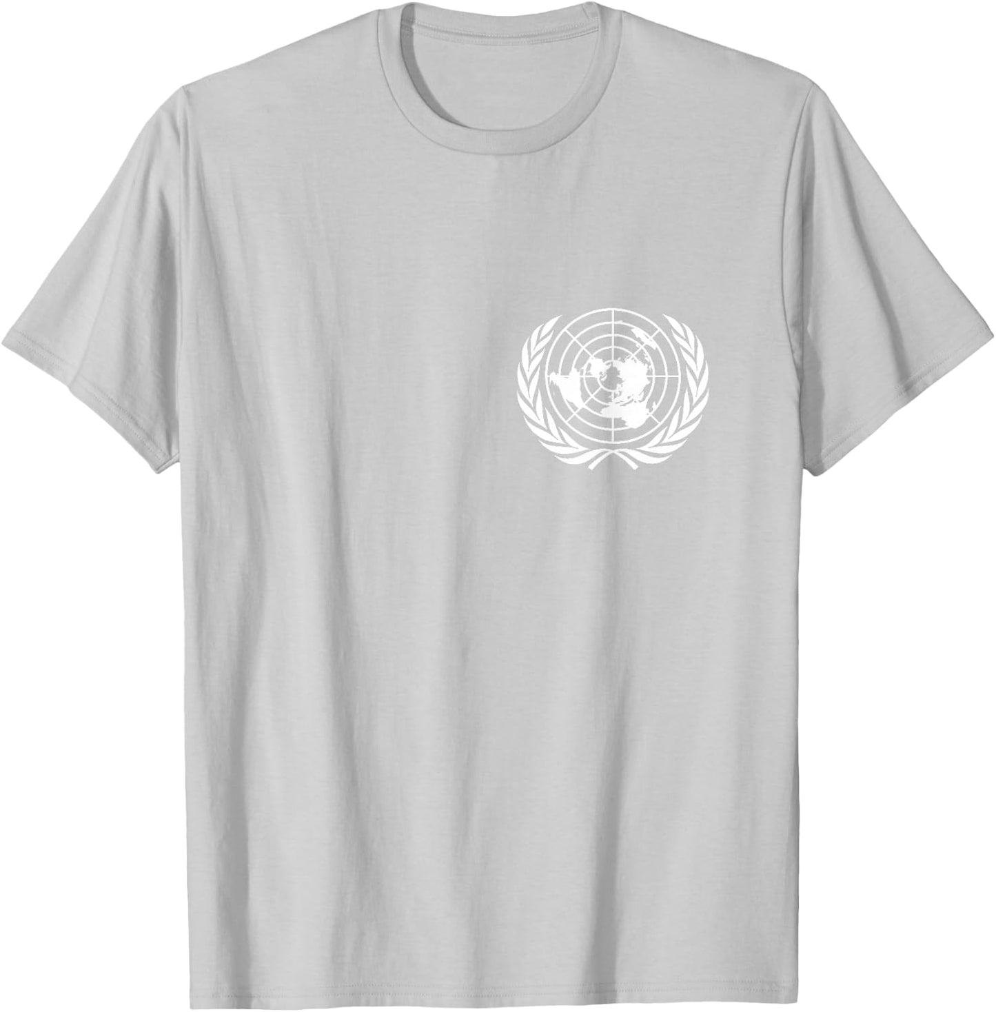 United Nations Flag T-Shirt - T-Shirt | Ash