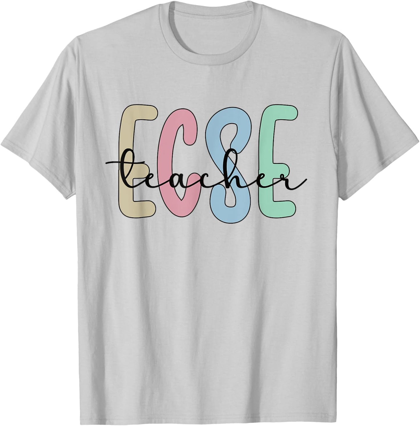 ECSE Teacher Appreciation Early Childhood Special Education T-Shirt - T-Shirt | Ash