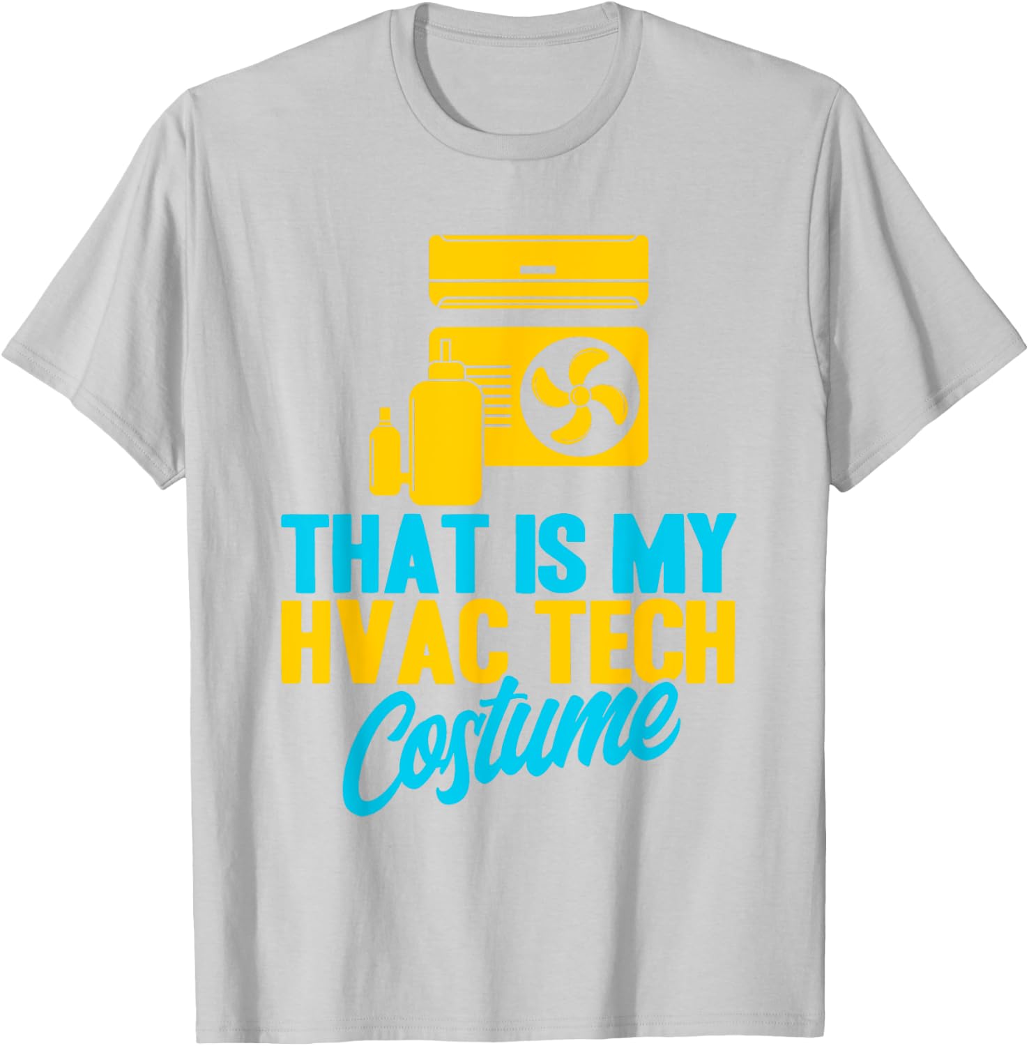 HVAC Technician Vintage HVAC Tech My HVAC Tech Costume T-Shirt - T-Shirt | Ash