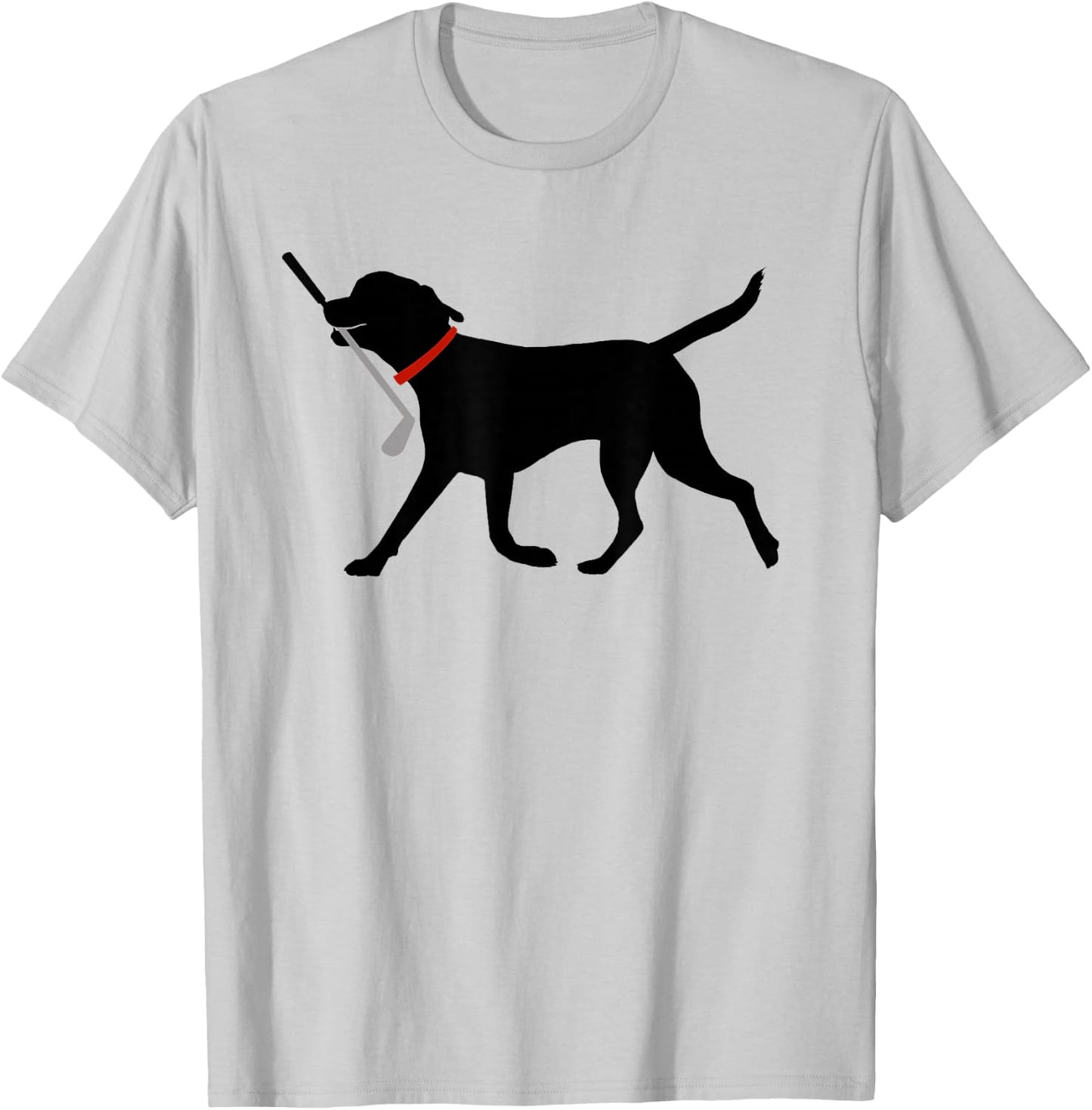 Labrador Fetch Golf Club Cute Golfing Black Lab Golf T-Shirt - T-Shirt | Ash