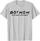 Boy With Mom The One Where I'm Outnumbered Funny Vintage T-Shirt - T-Shirt | Ash